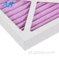 F7 Filtro de papel de papelão de eficiência média filtro plissado